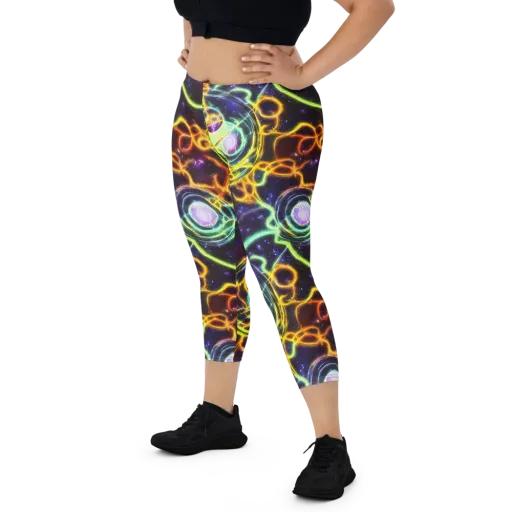 Carracci Cosmos on a Capri Leggings