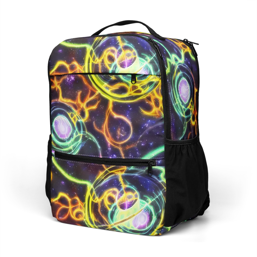 Carracci Cosmos on Utility Backpack — Left Front