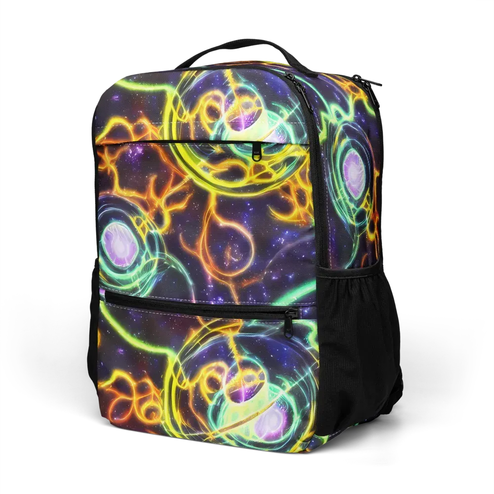 Carracci Cosmos on Utility Backpack — Left Front