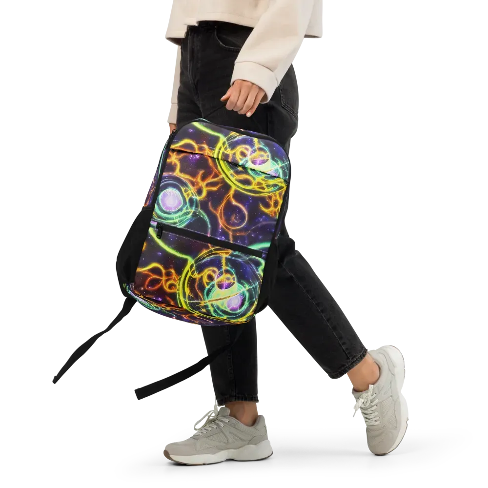 Carracci Cosmos on Utility Backpack — Front