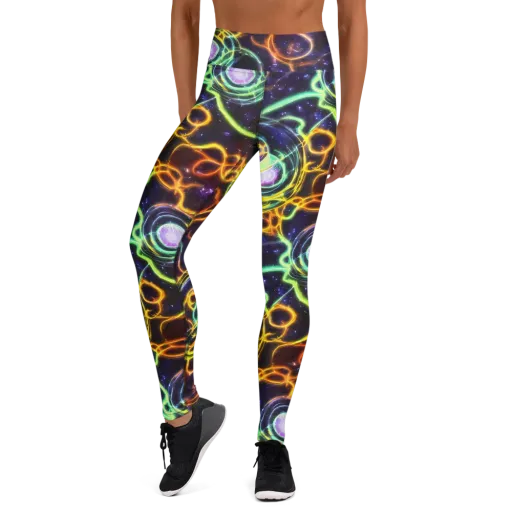Carracci Cosmos on a Yoga Leggings