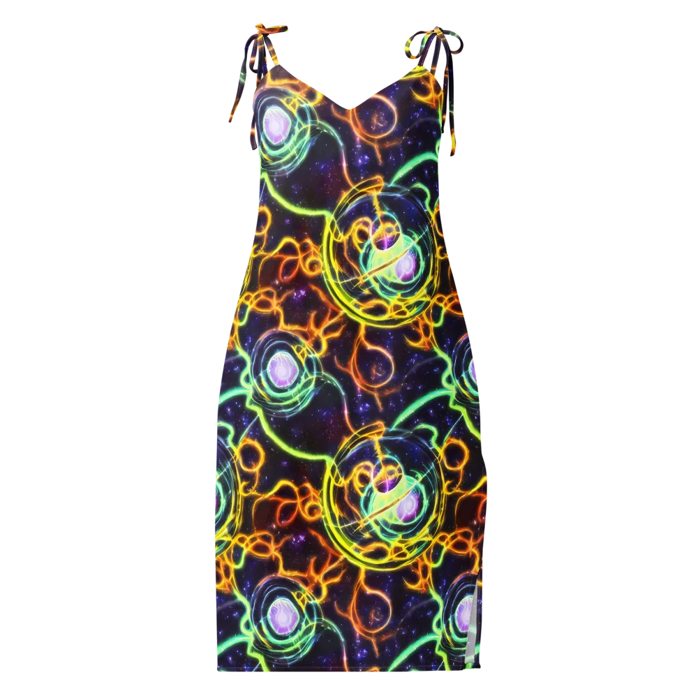 Carracci Cosmos on Slip Dress — Front