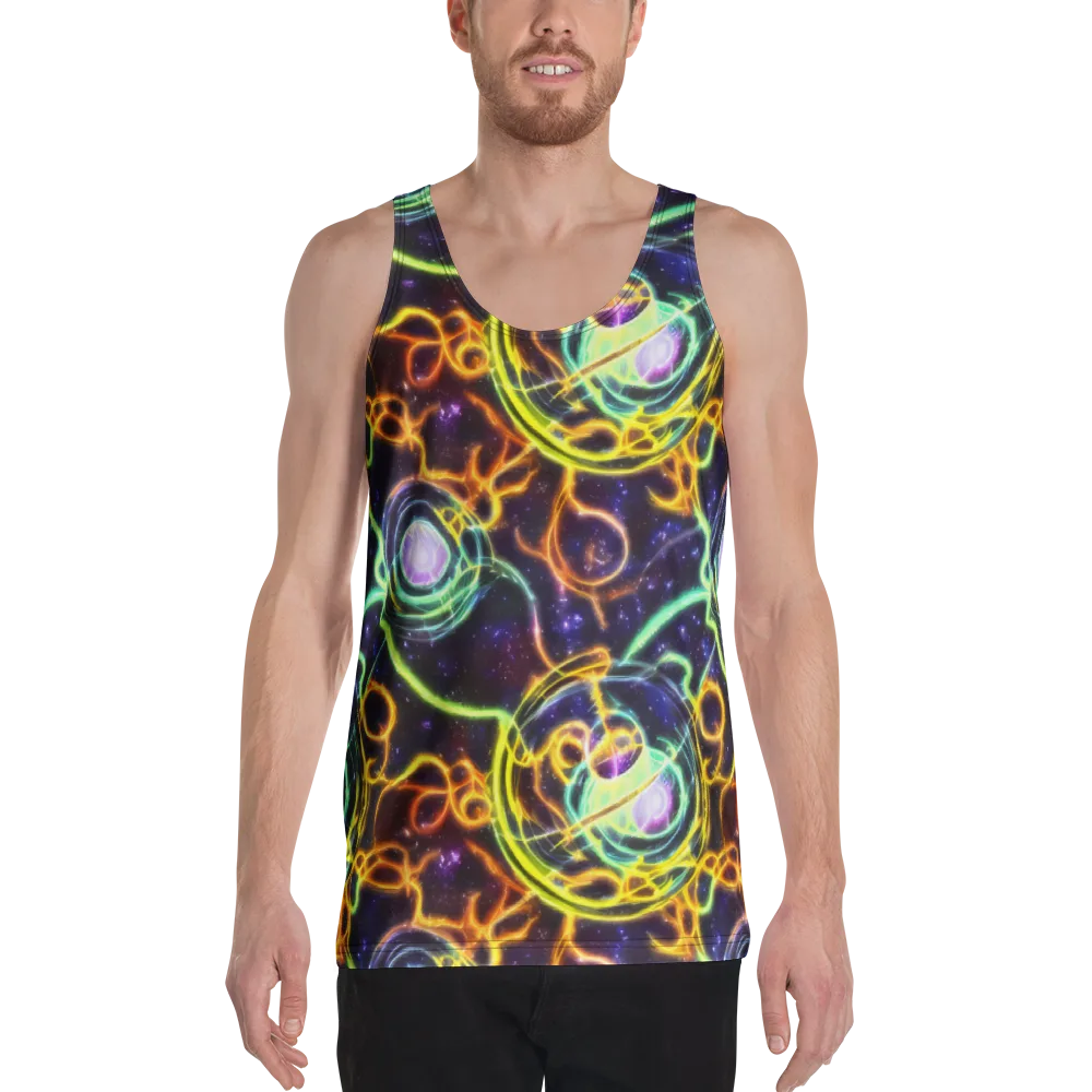 Carracci Cosmos on Men's Tank Top — Front