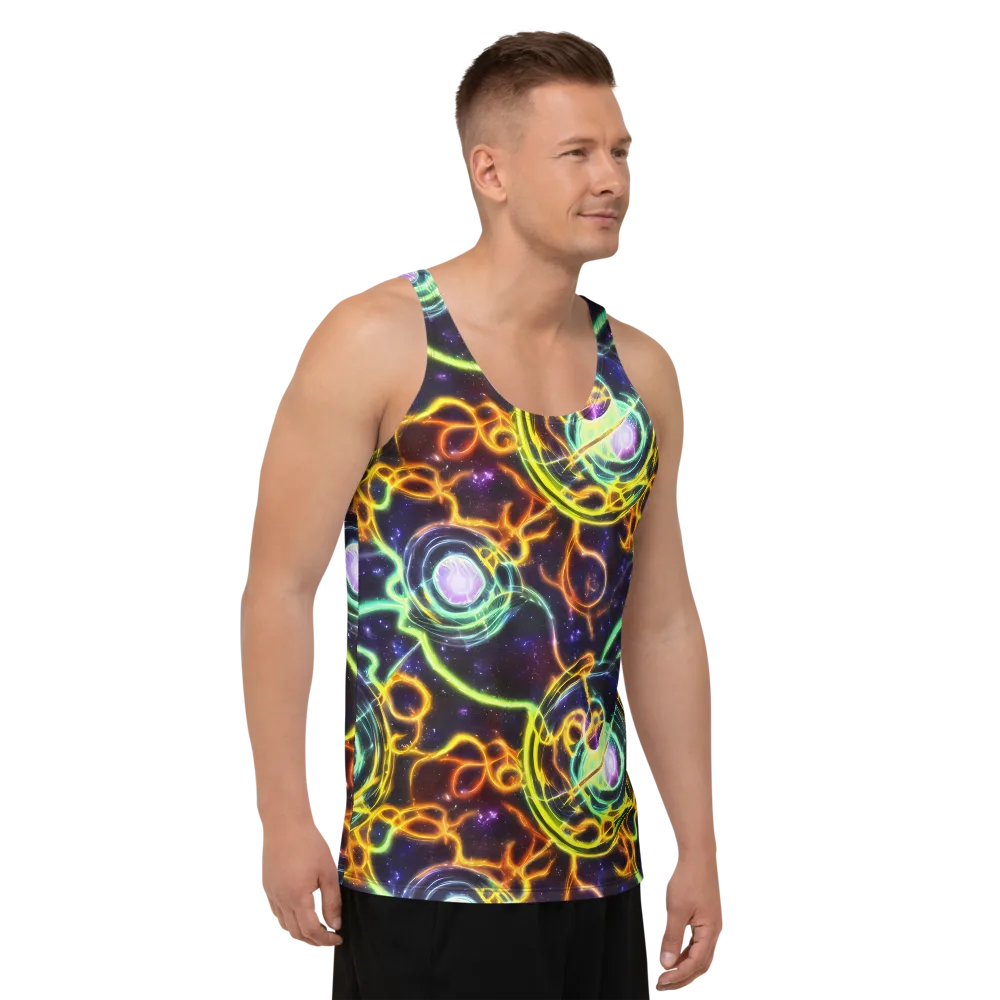 Carracci Cosmos on Men's Tank Top — Right Front