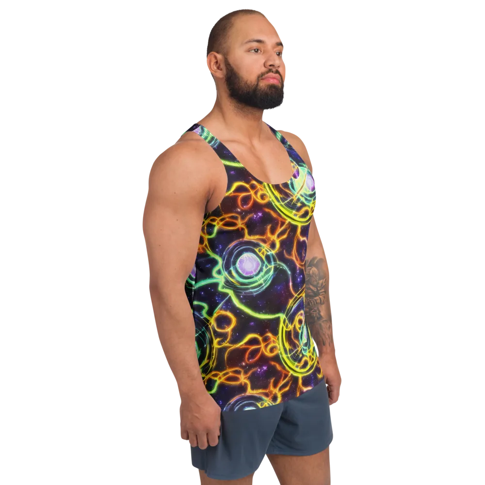 Carracci Cosmos on Men's Tank Top — Right Front