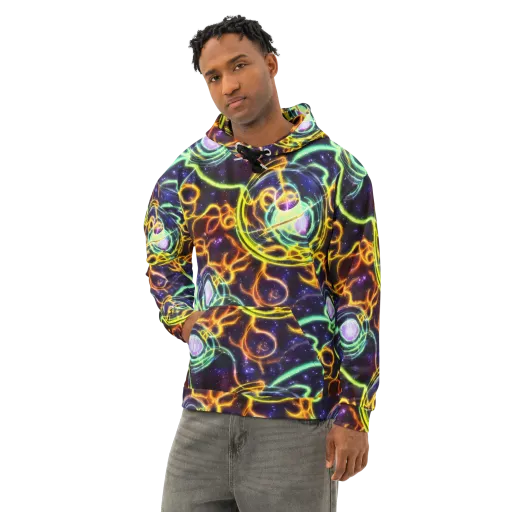 Carracci Cosmos on a Cotton Hoodie