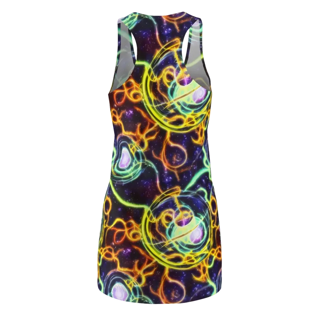 Carracci Cosmos on Racerback Dress — Back