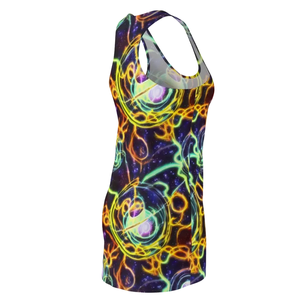 Carracci Cosmos on Racerback Dress — Back Side
