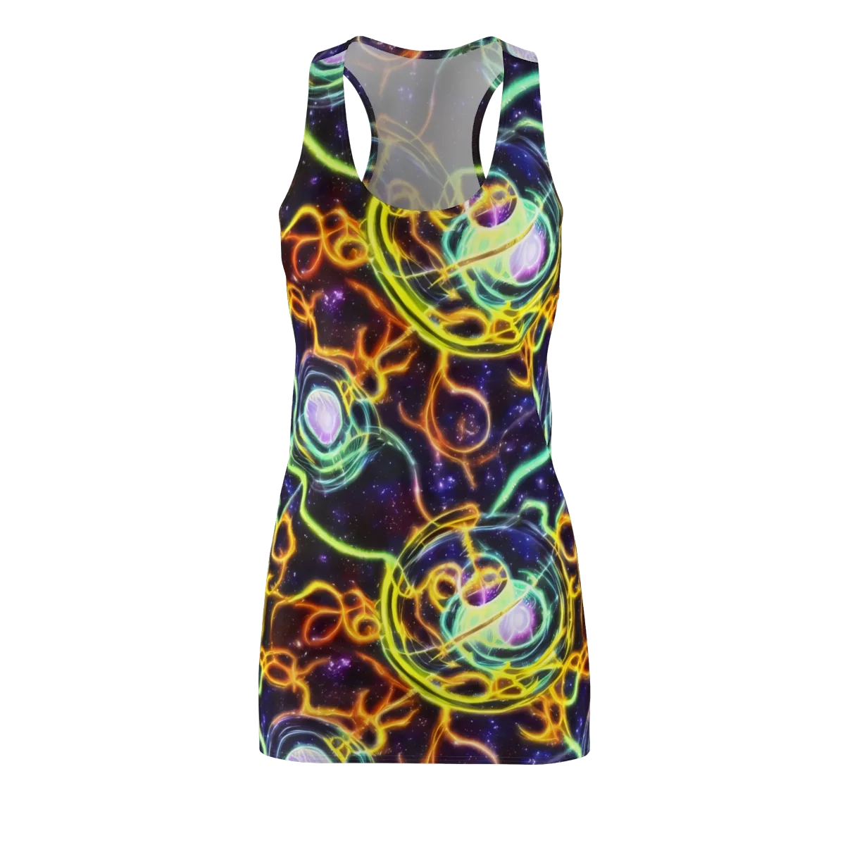 Carracci Cosmos on Racerback Dress — Front