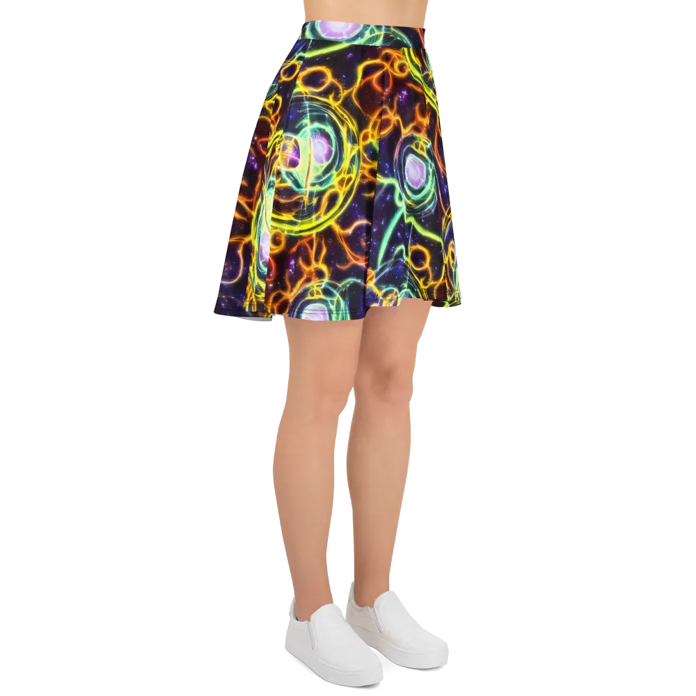 Carracci Cosmos on Skater Skirt — Right