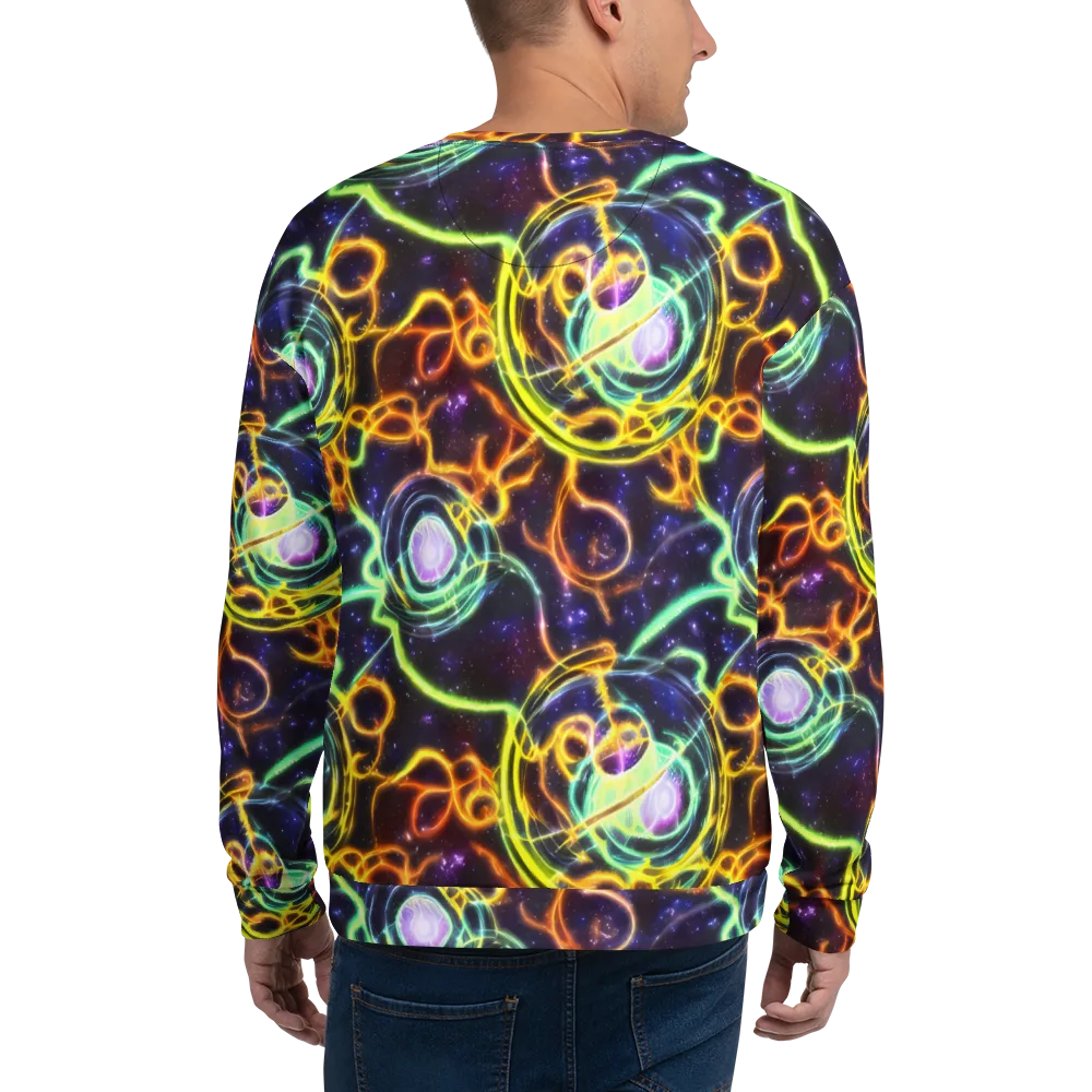Carracci Cosmos on Sweatshirt — Back