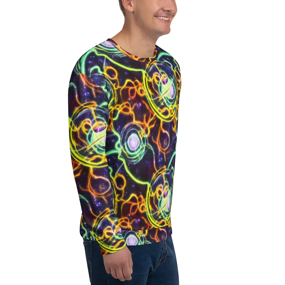 Carracci Cosmos on Sweatshirt — Right Front