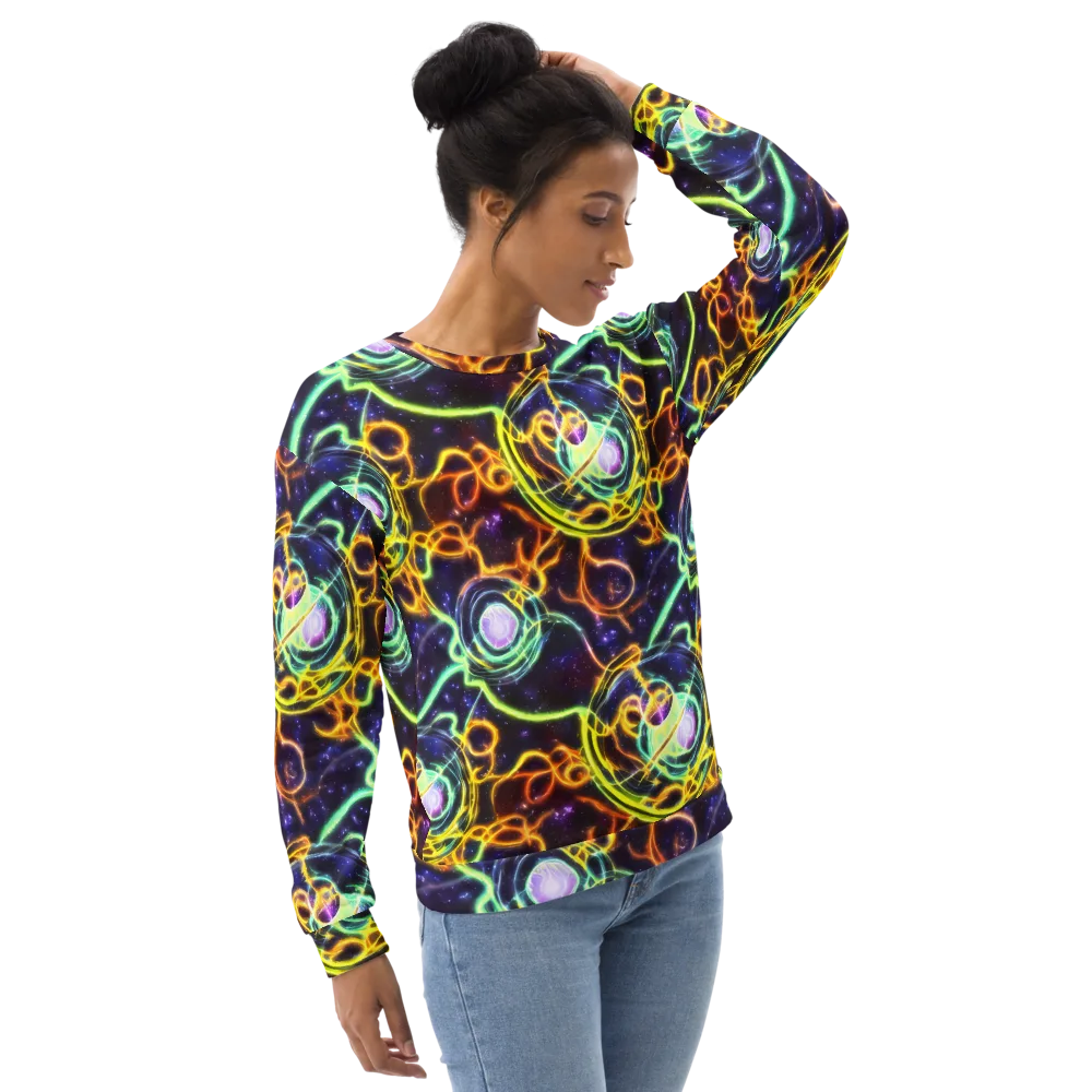 Carracci Cosmos on Sweatshirt — Right Front