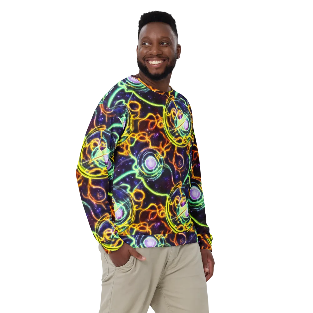 Carracci Cosmos on Sweatshirt — Front