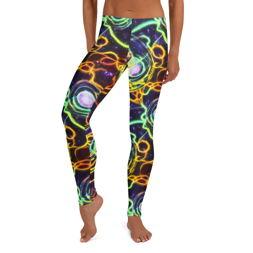 Carracci Cosmos on Leggings — Front