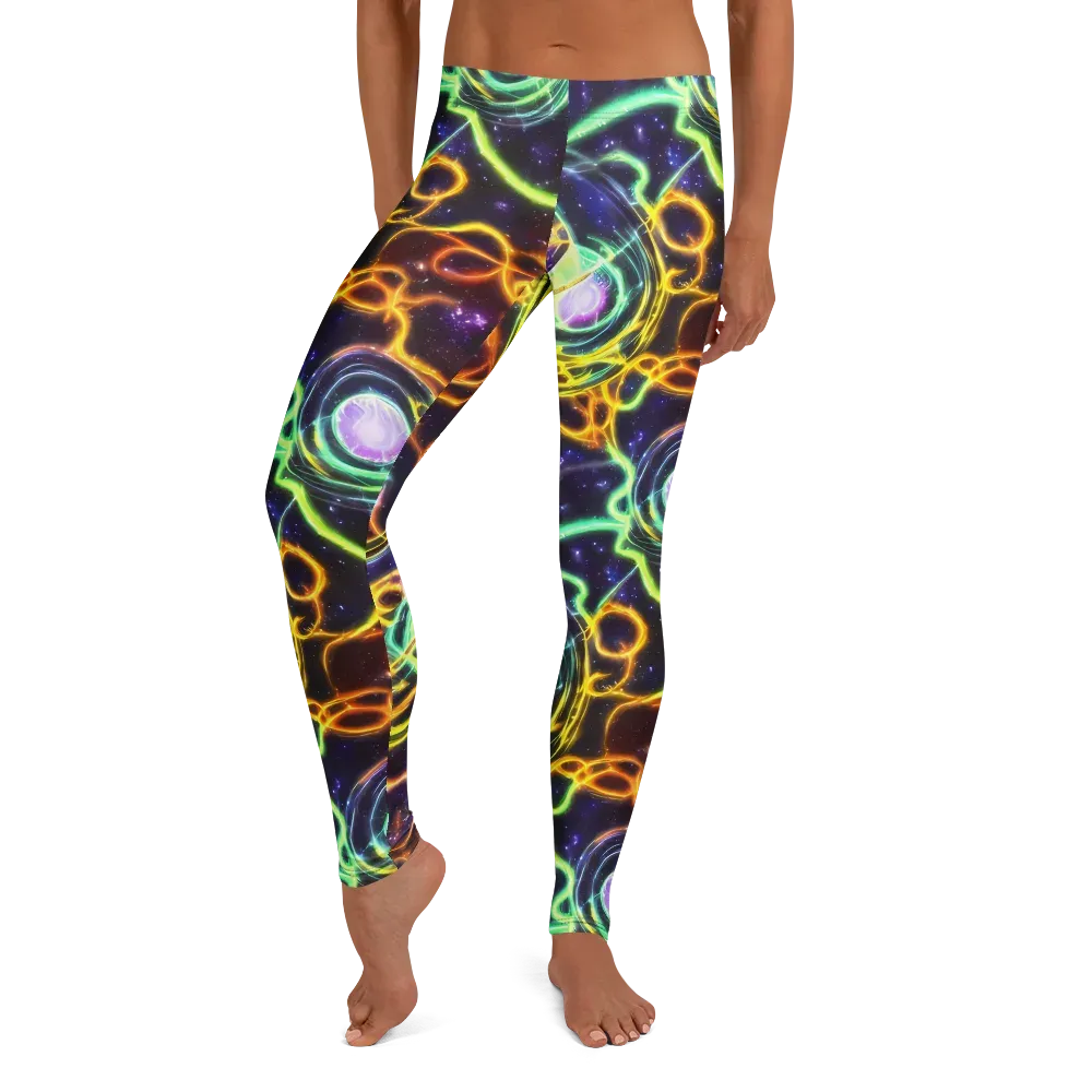Carracci Cosmos on Leggings — Front