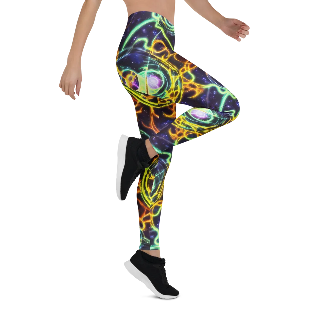 Carracci Cosmos on Leggings — Right