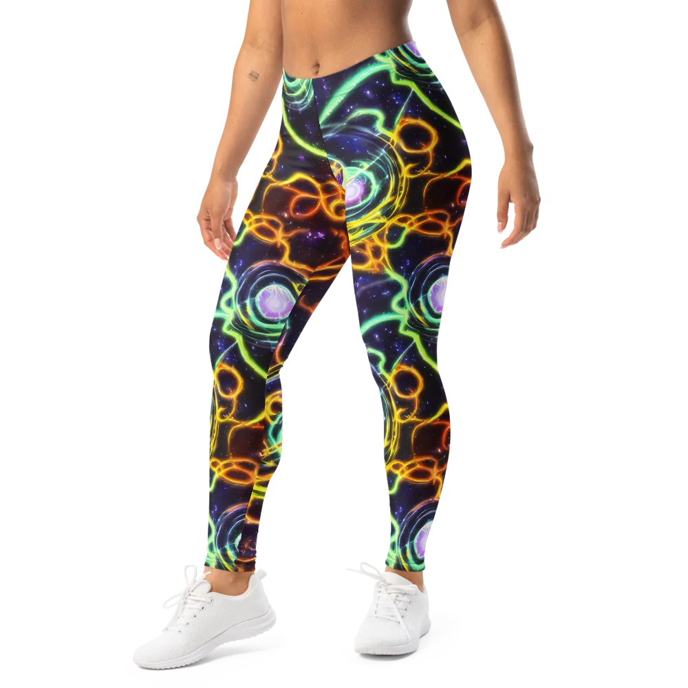 Carracci Cosmos on Leggings — Left Front