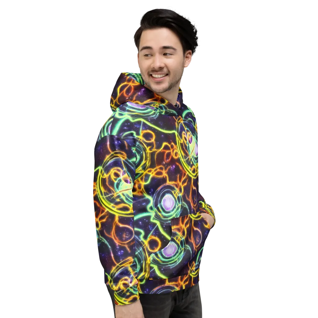 Carracci Cosmos on Hoodie — Right