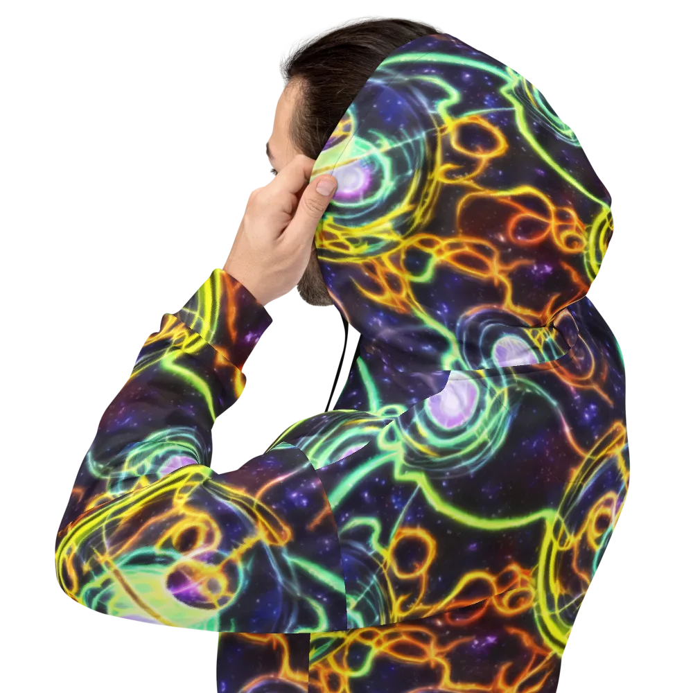 Carracci Cosmos on Hoodie — Back