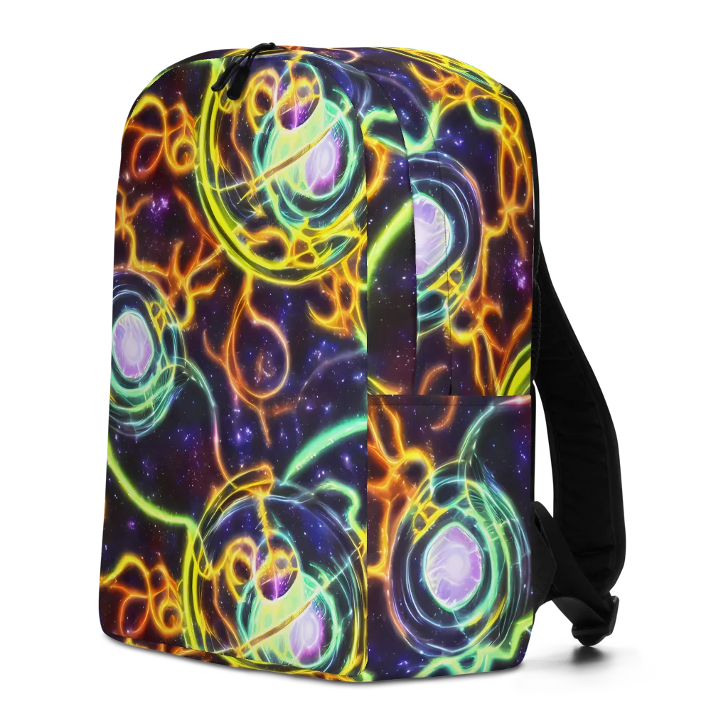 Carracci Cosmos on Minimalist Backpack — Left