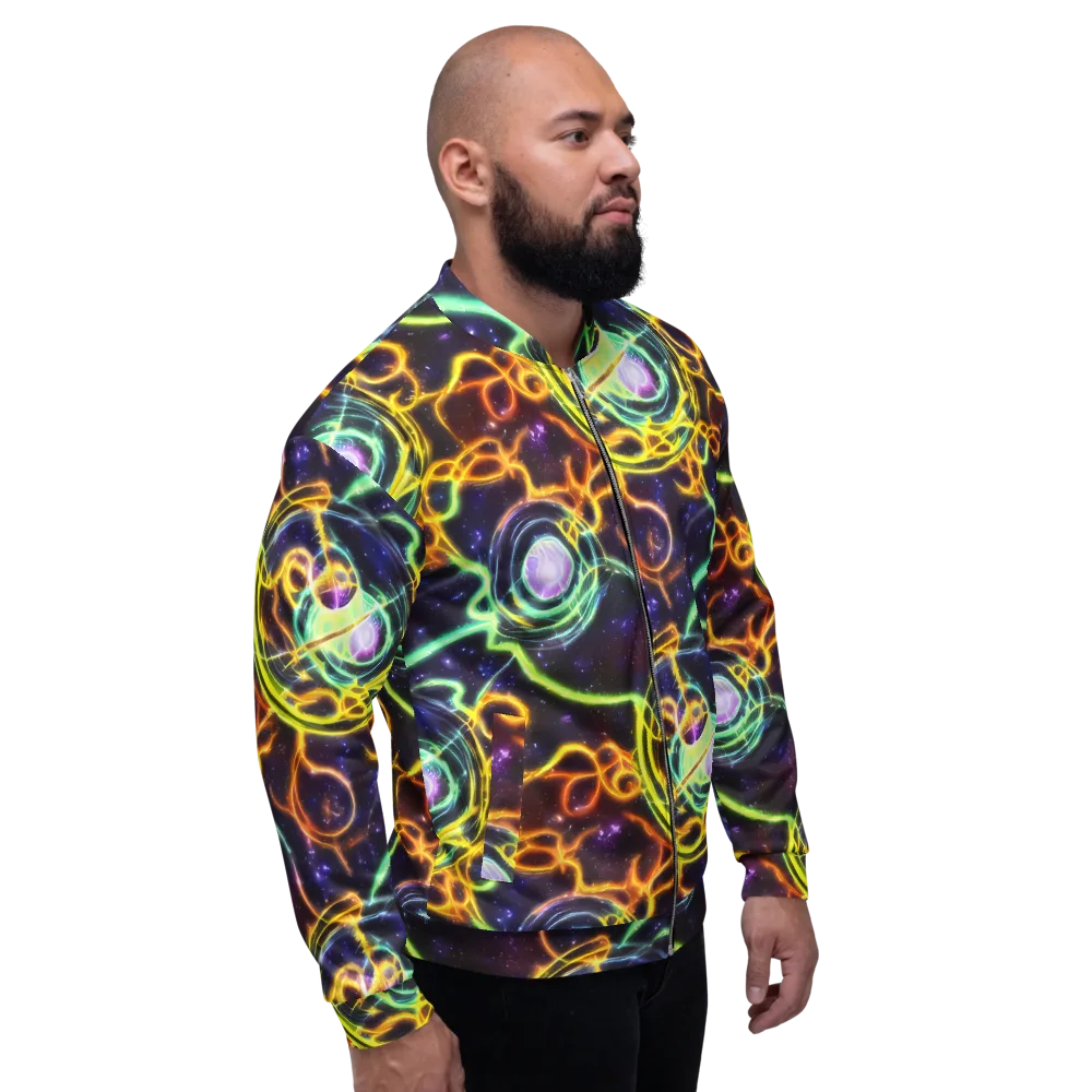 Carracci Cosmos on Bomber Jacket — Right