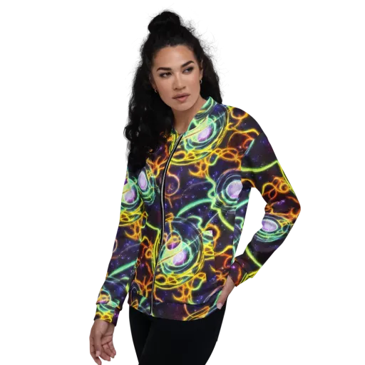 Carracci Cosmos on a Bomber Jacket