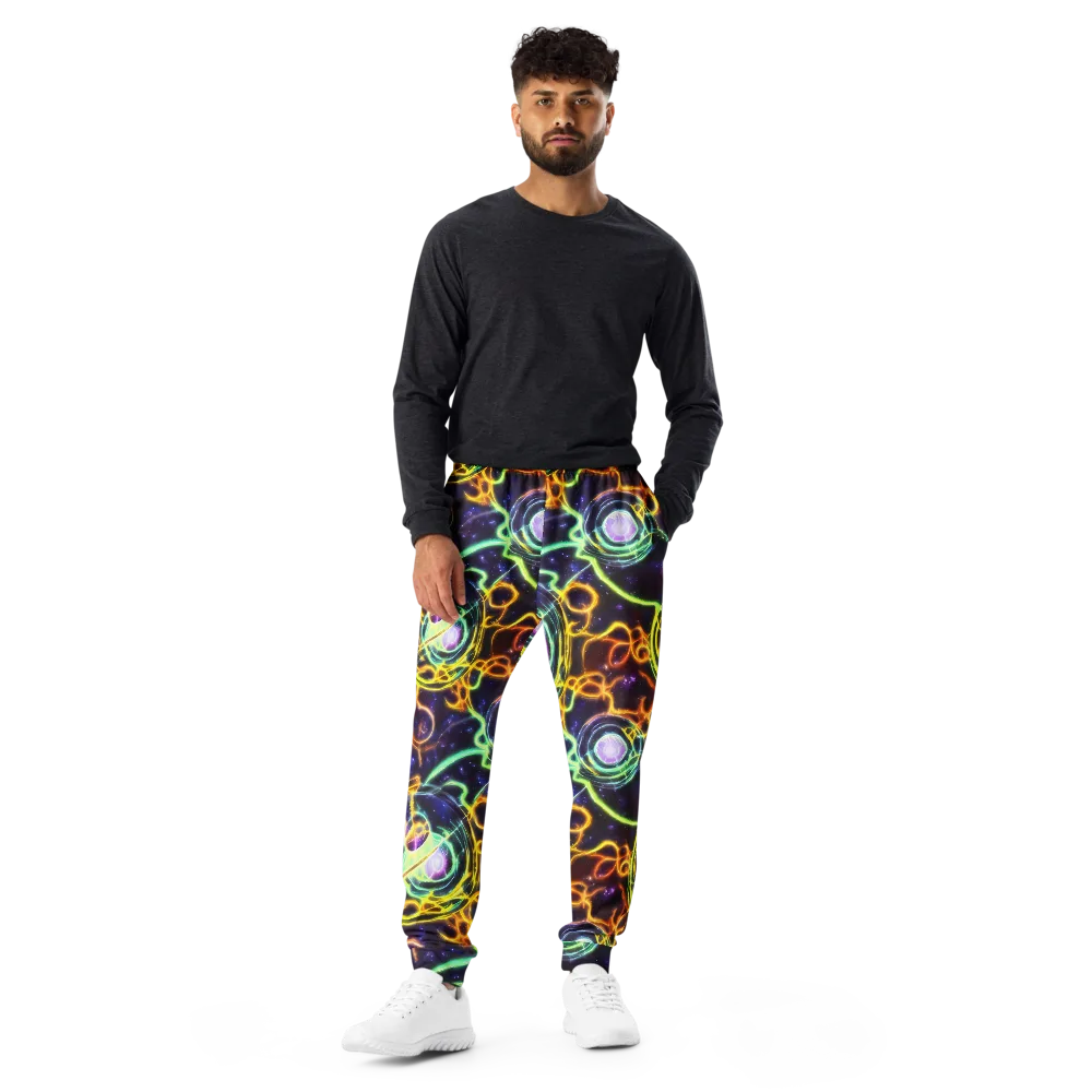 Carracci Cosmos on Men's Joggers — Front