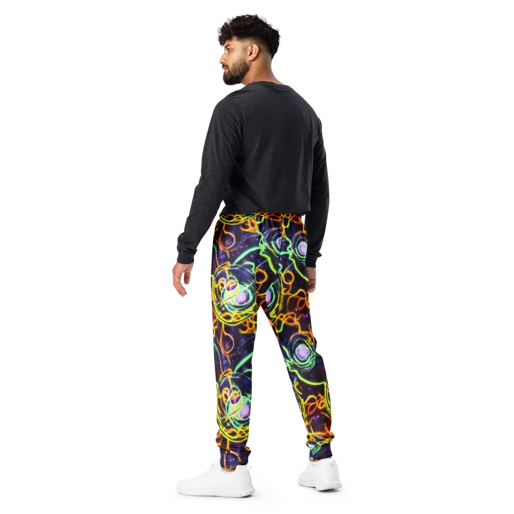 Carracci Cosmos on Men's Joggers — Back