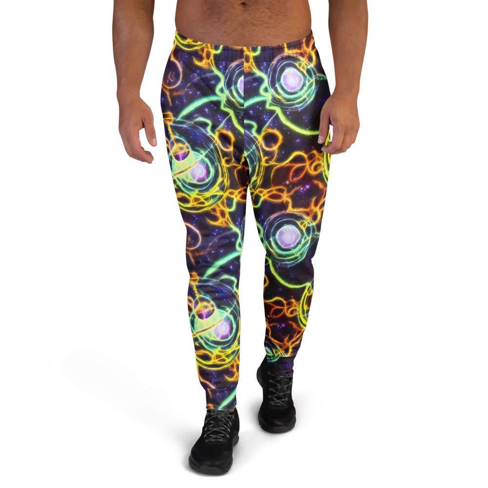 Carracci Cosmos on Men's Joggers — Front