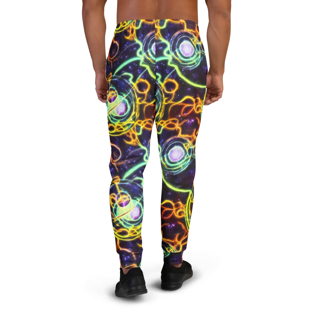 Carracci Cosmos on Men's Joggers — Back