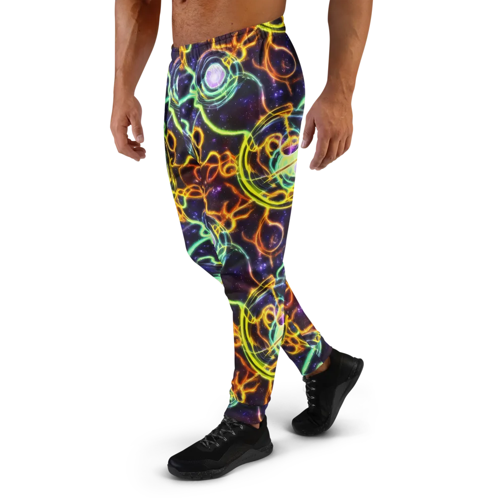 Carracci Cosmos on Men's Joggers — Left