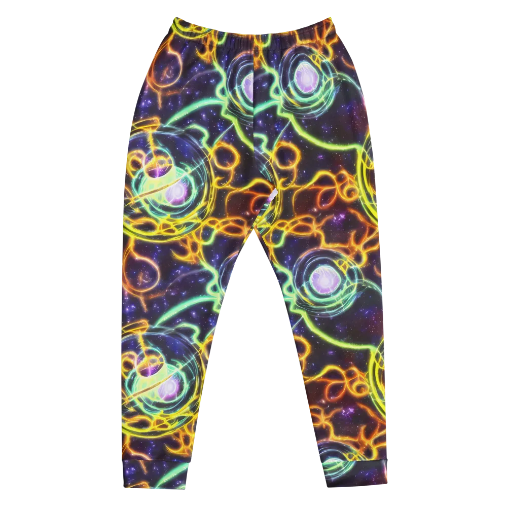 Carracci Cosmos on Men's Joggers — Front
