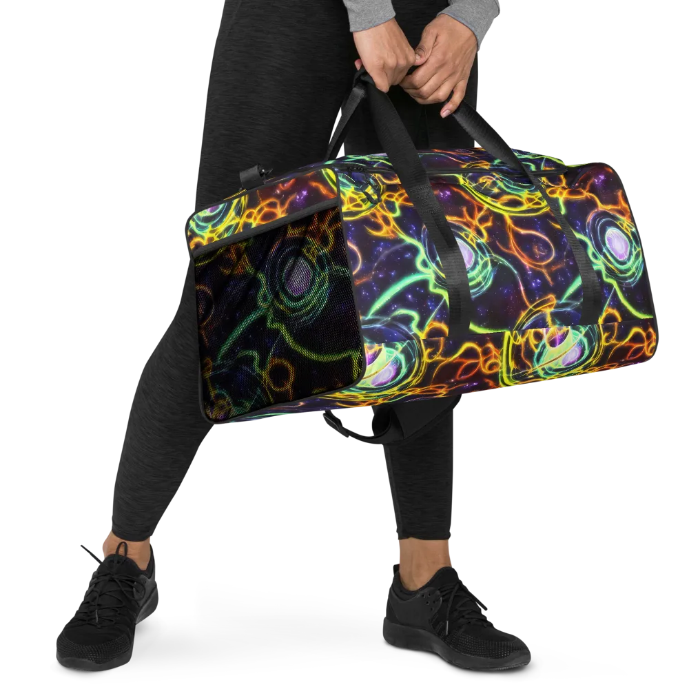 Carracci Cosmos on Duffle Bag — Right Front
