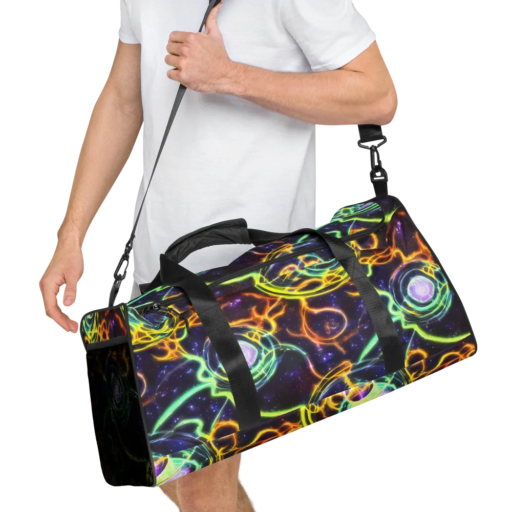 Carracci Cosmos on Duffle Bag — Right Front