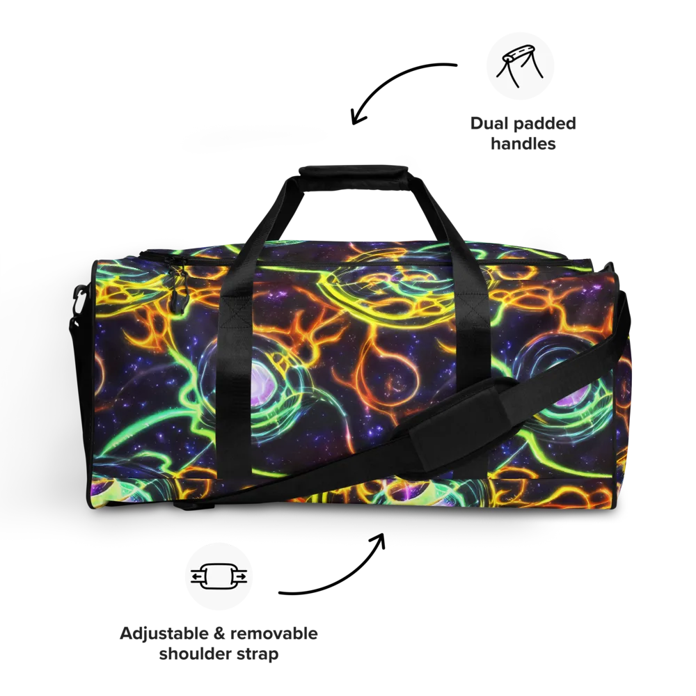 Carracci Cosmos on Duffle Bag — Front