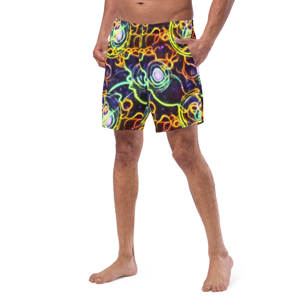 Carracci Cosmos on Swim Trunks — Left Front