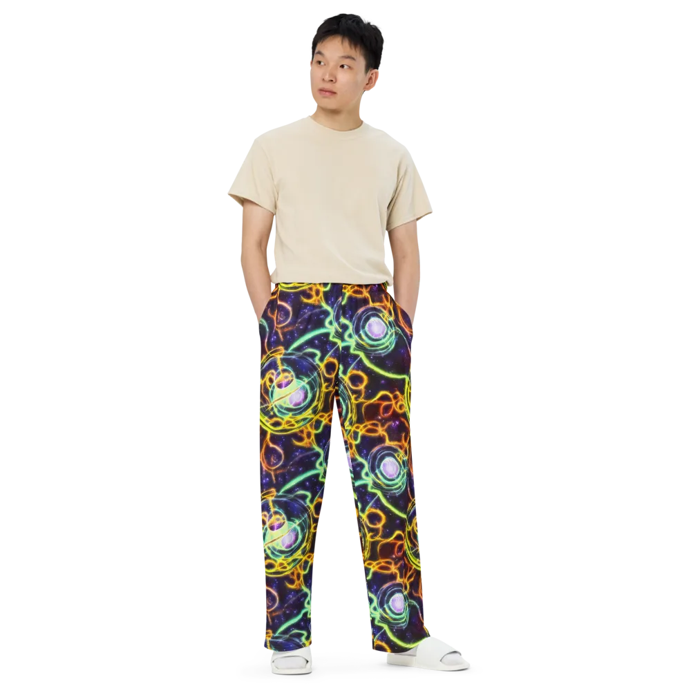 Carracci Cosmos on Wide-Leg Pants — Front