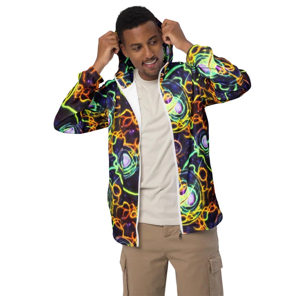 Carracci Cosmos on Men's Windbreaker — Front