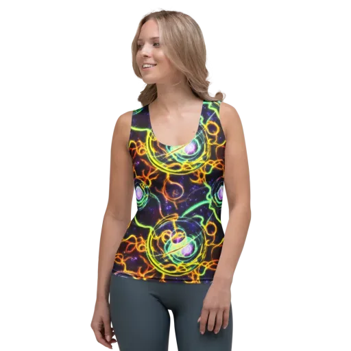 Carracci Cosmos on a Women's Tank Top