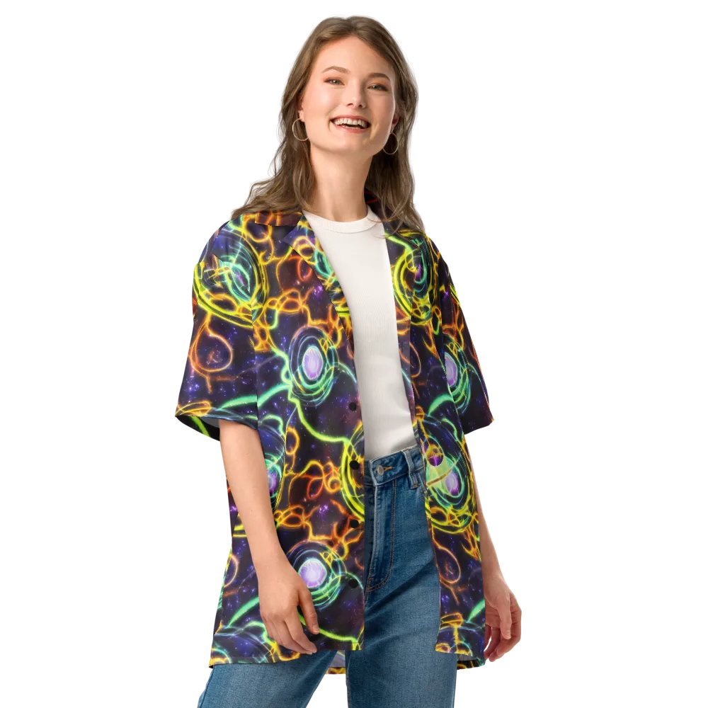 Carracci Cosmos on Button Shirt — Front