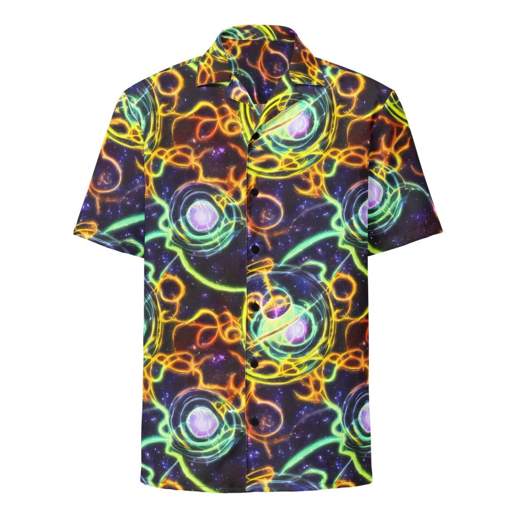 Carracci Cosmos on Button Shirt — Front