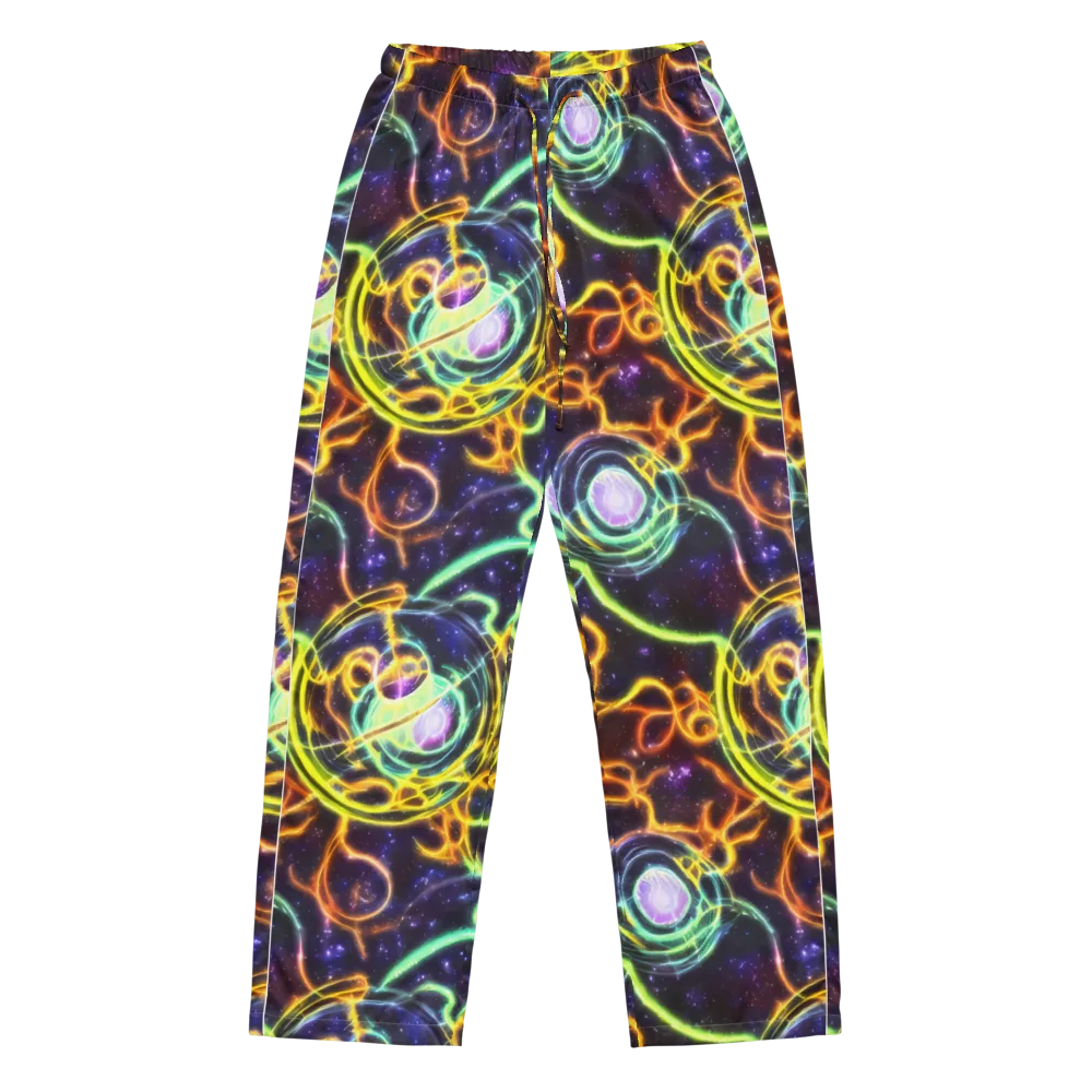 Carracci Cosmos on Women's Pajama Pants — Front