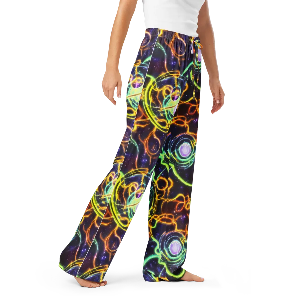 Carracci Cosmos on Women's Pajama Pants — Right Front
