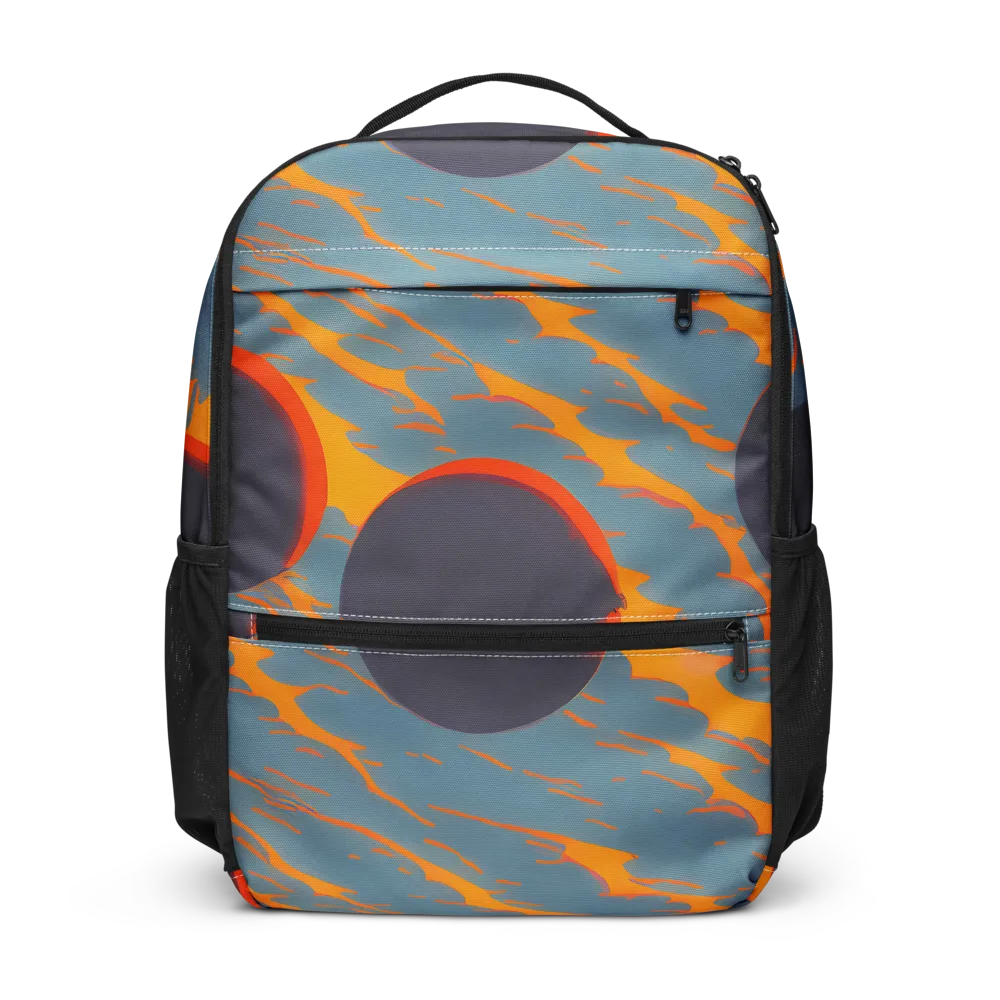 Flames of Gravity on Utility Backpack — Front