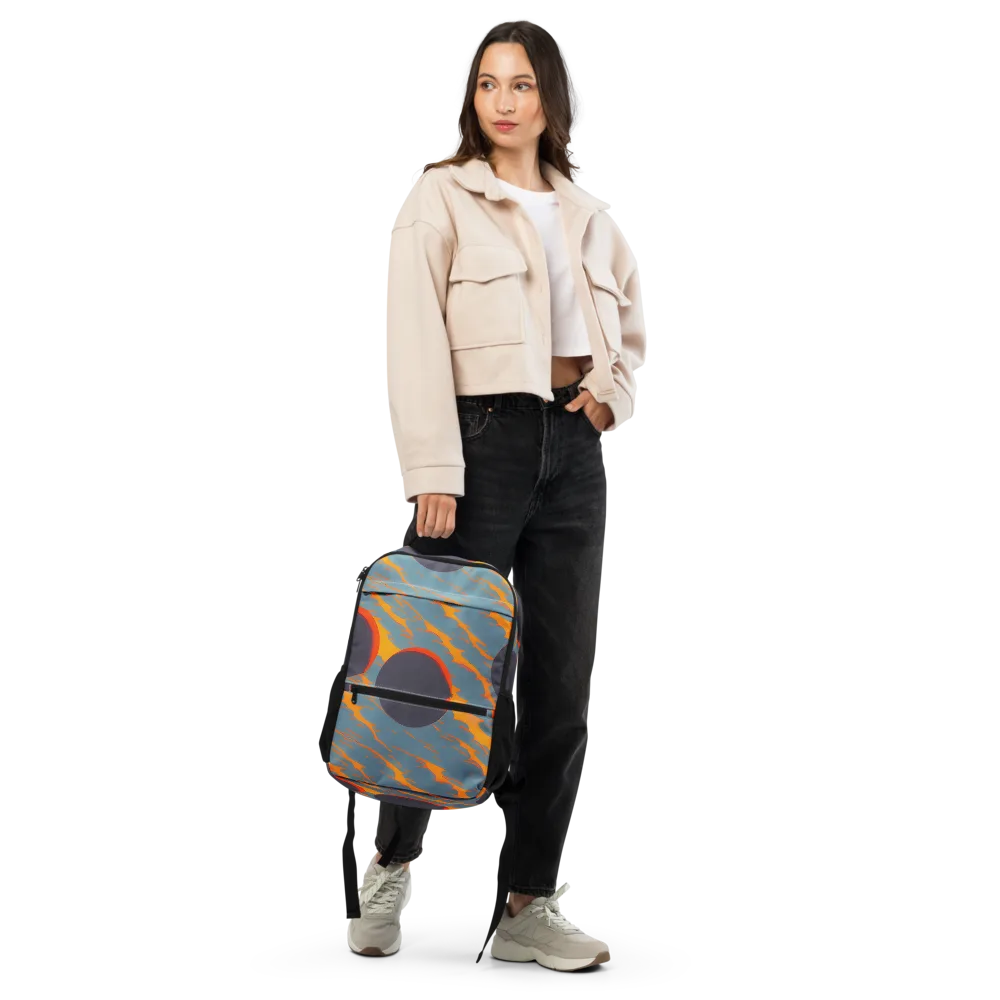 Flames of Gravity on Utility Backpack — Front