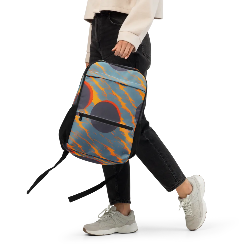 Flames of Gravity on Utility Backpack — Front