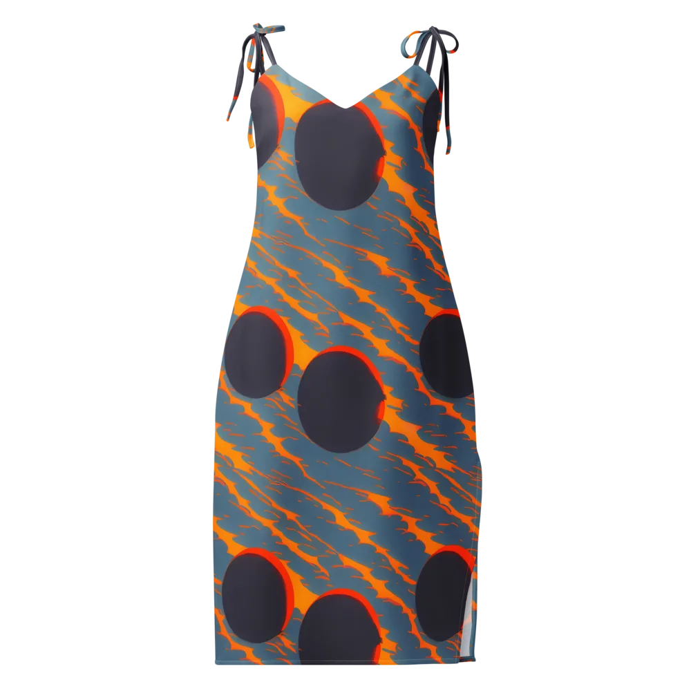 Flames of Gravity on Slip Dress — Front