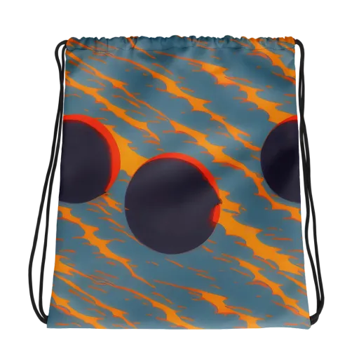 Flames of Gravity on a Drawstring Bag
