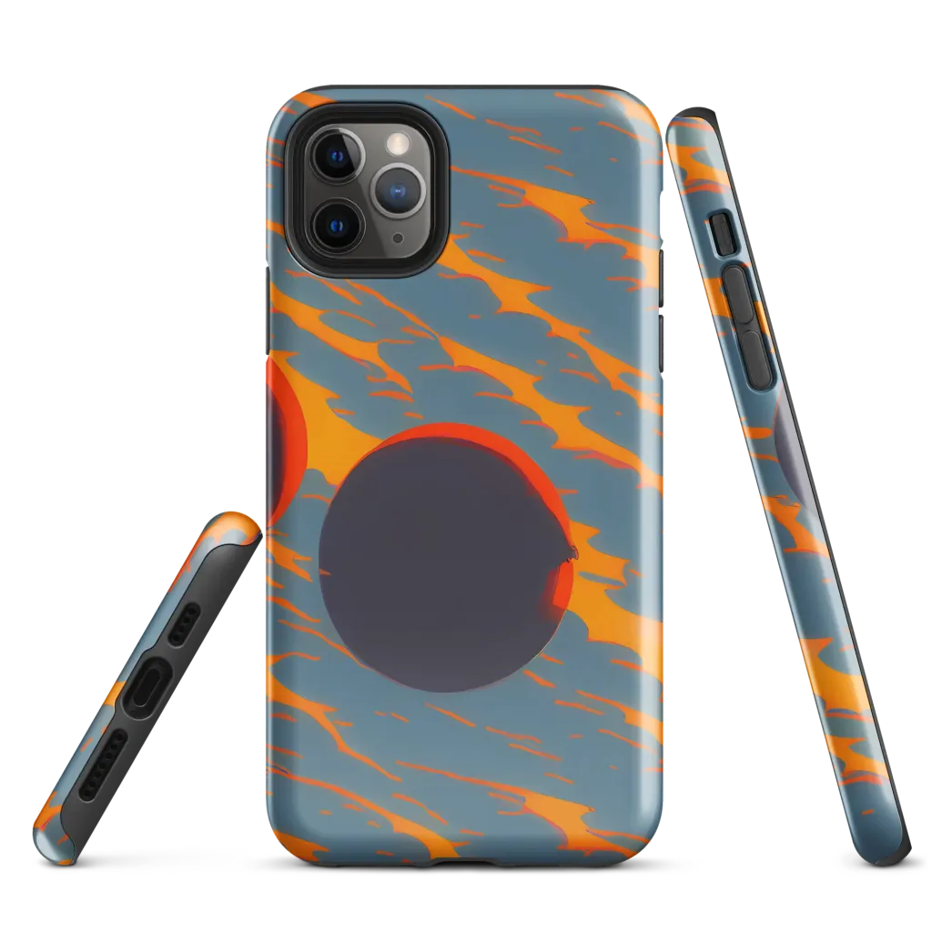 Flames of Gravity on Tough Case for iPhone® — Front